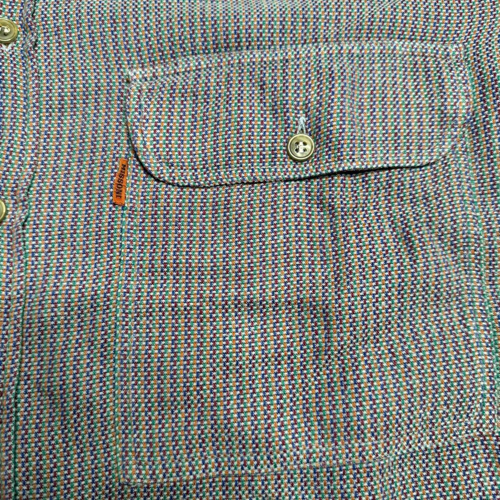 Vintage Missoni Uomo Cotton Woven Button Down Collared Shirt - Picture 2 of 6